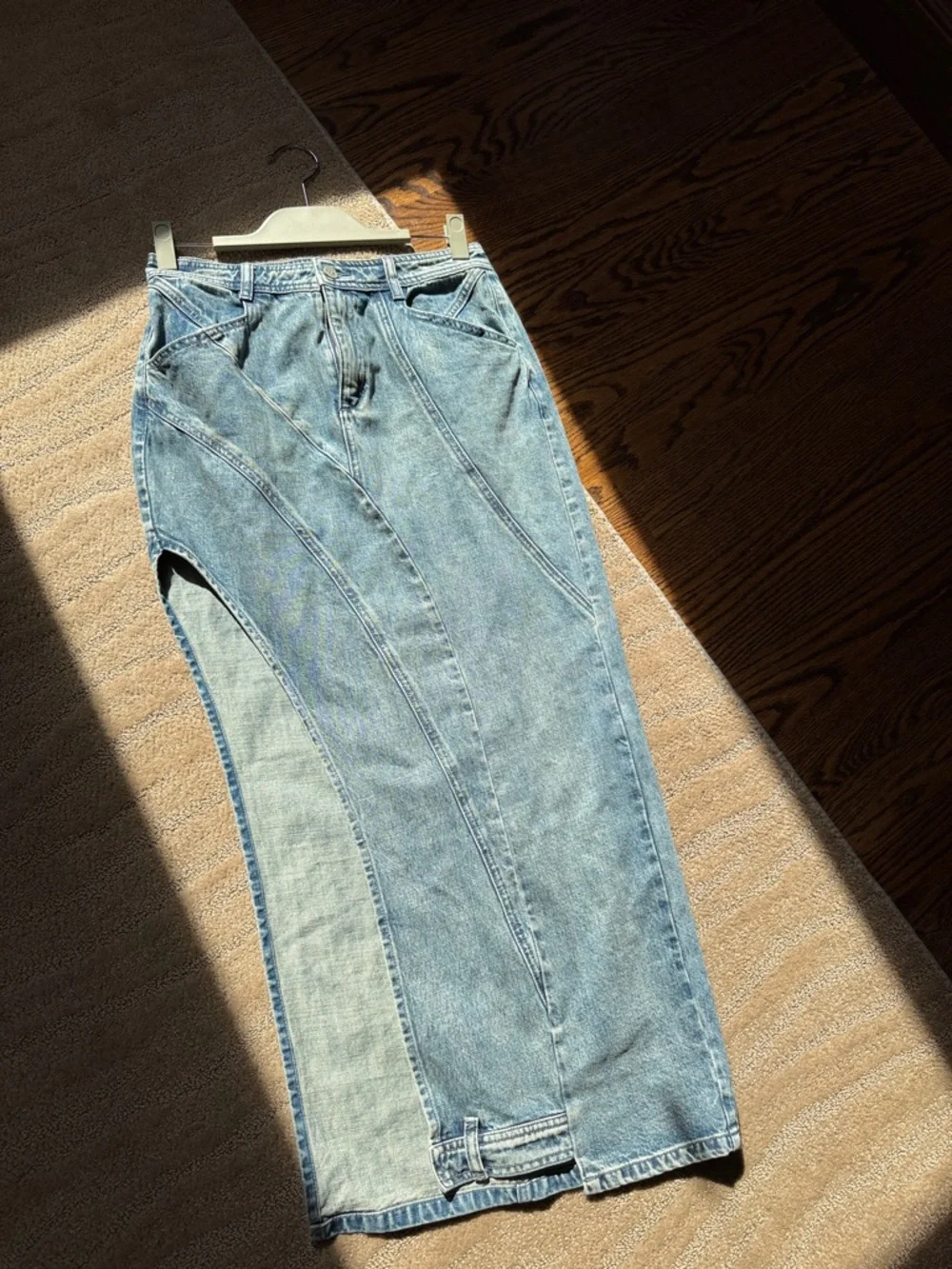 Urban Revivo‎ Deconstructed Denim Skirt